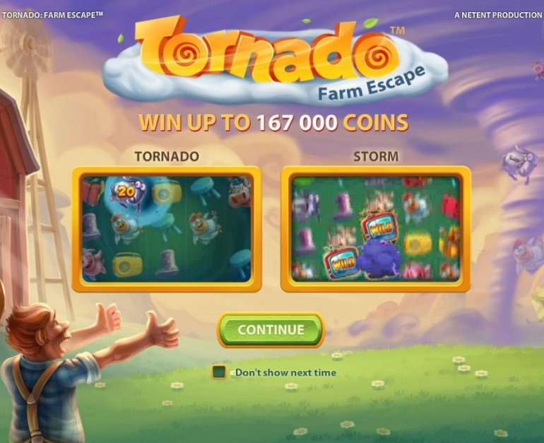 tornado farm escape netent